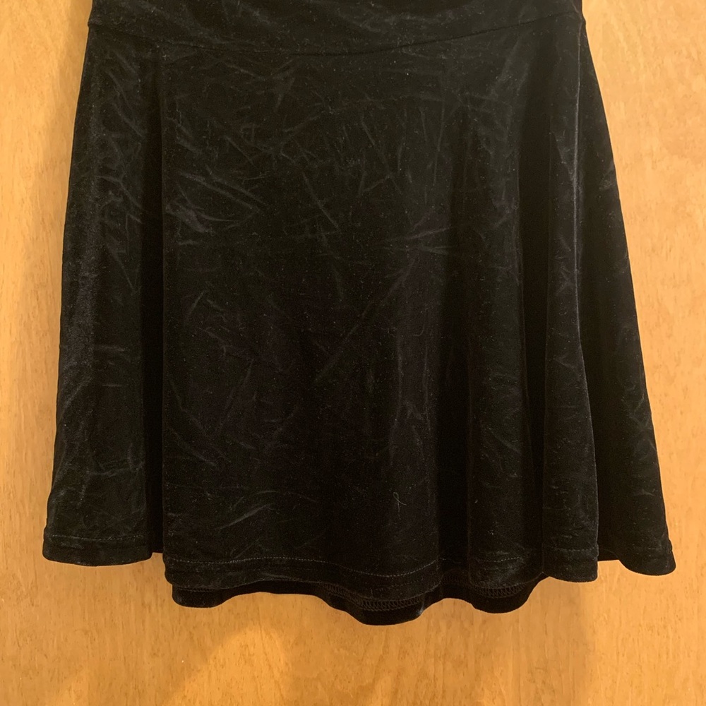 Black Velvet Skirt